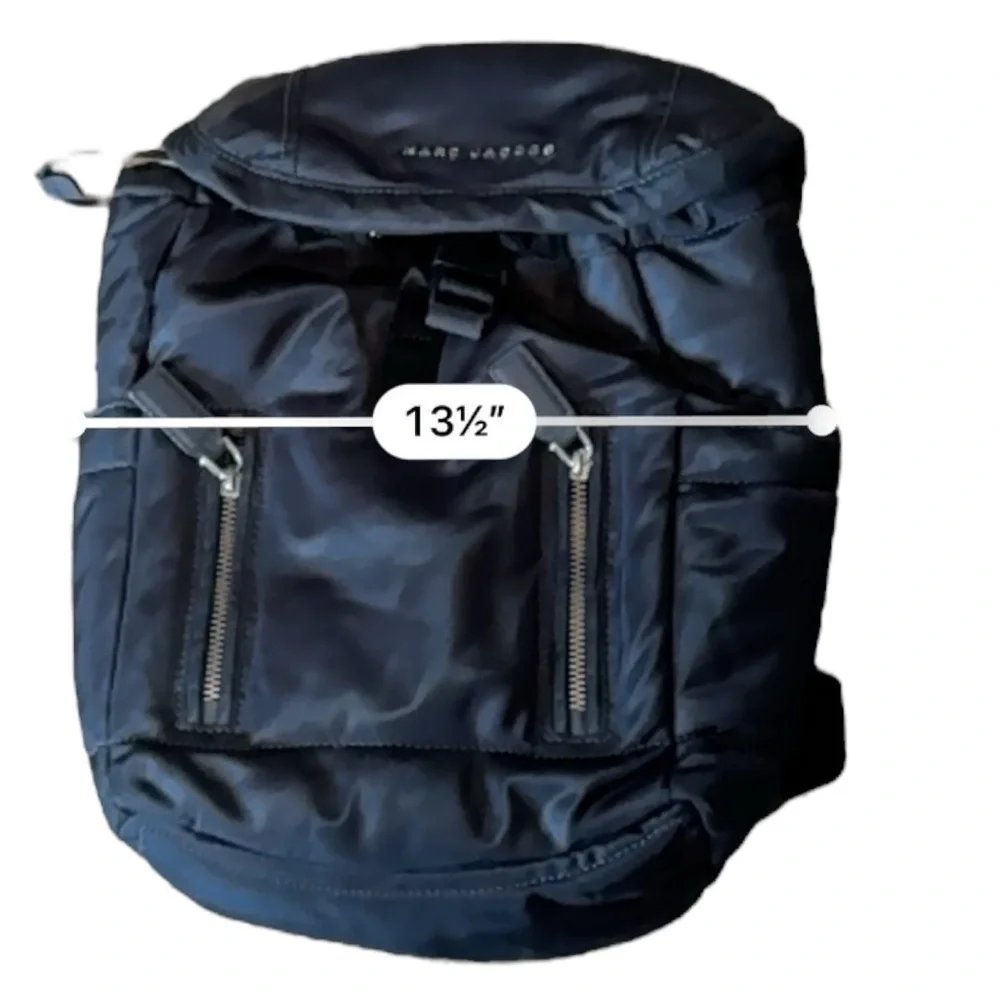 Marc Jacobs Mallorca Backpack Black Nylon Leather M0008139 From Japan.​​​​​​